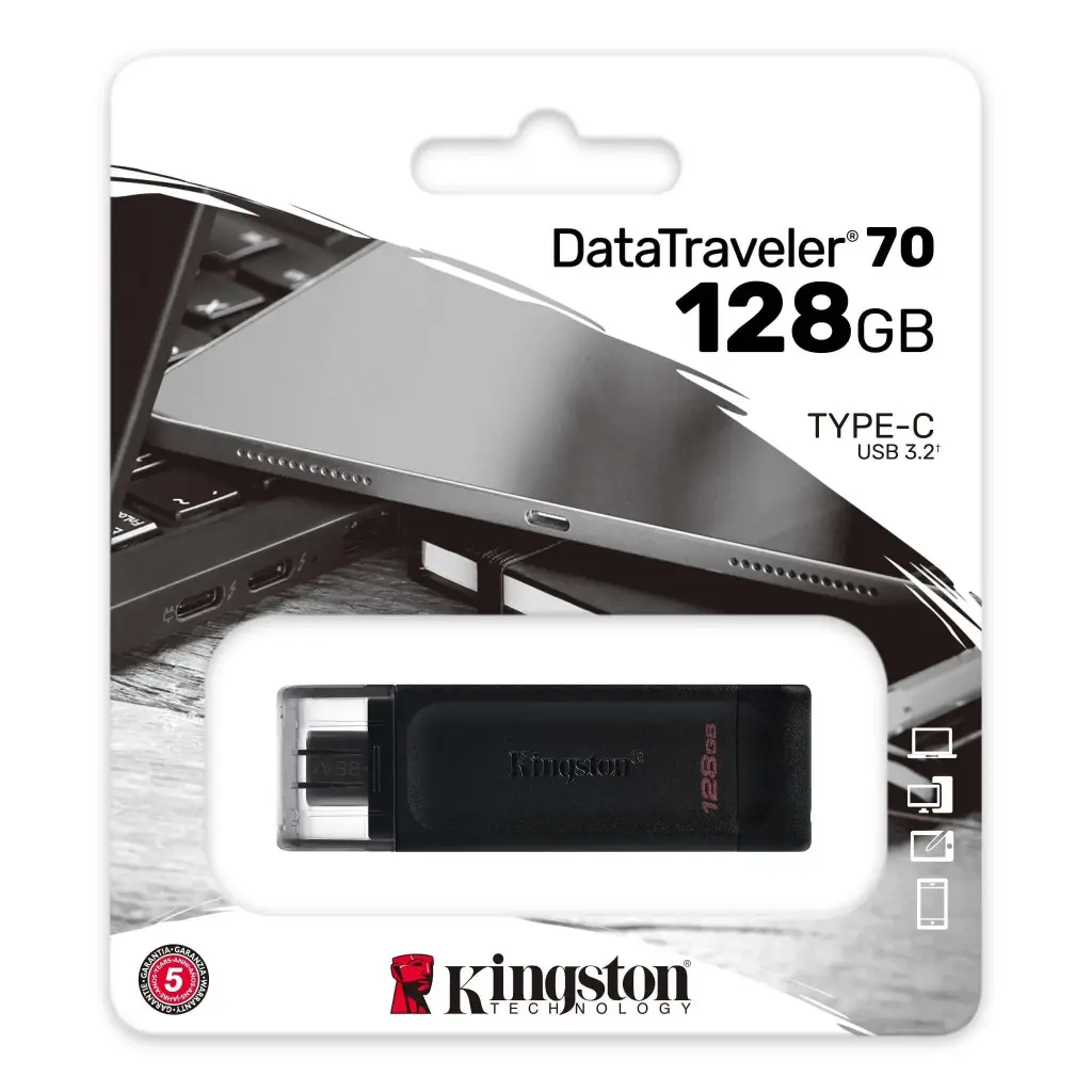 MEMORIA USB TIPO C KINGSTON 128GB EXODIA DT70