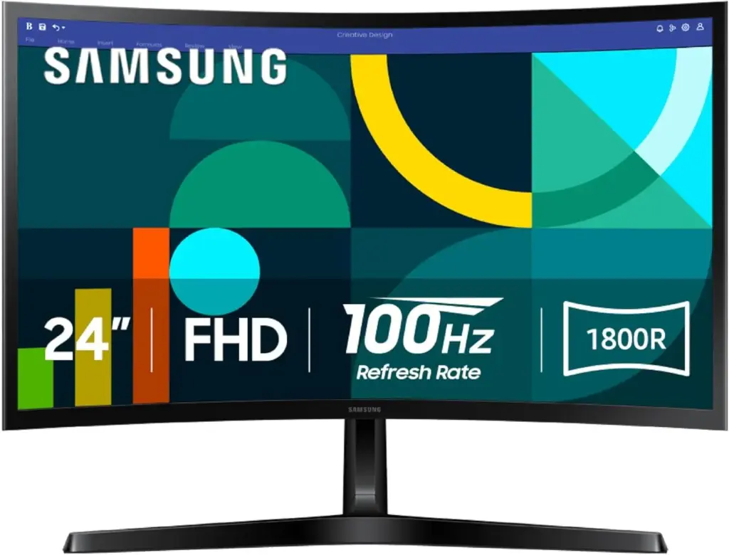 MONITOR CURVO SAMSUNG 24P S24D366GAN